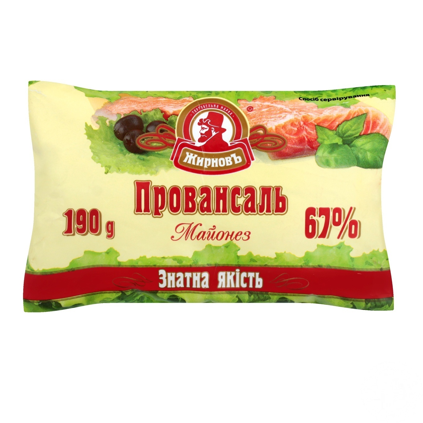 Майонез Жирновъ Провансаль 67% 190г
Майонез Жирновъ Провансаль 67% 190г