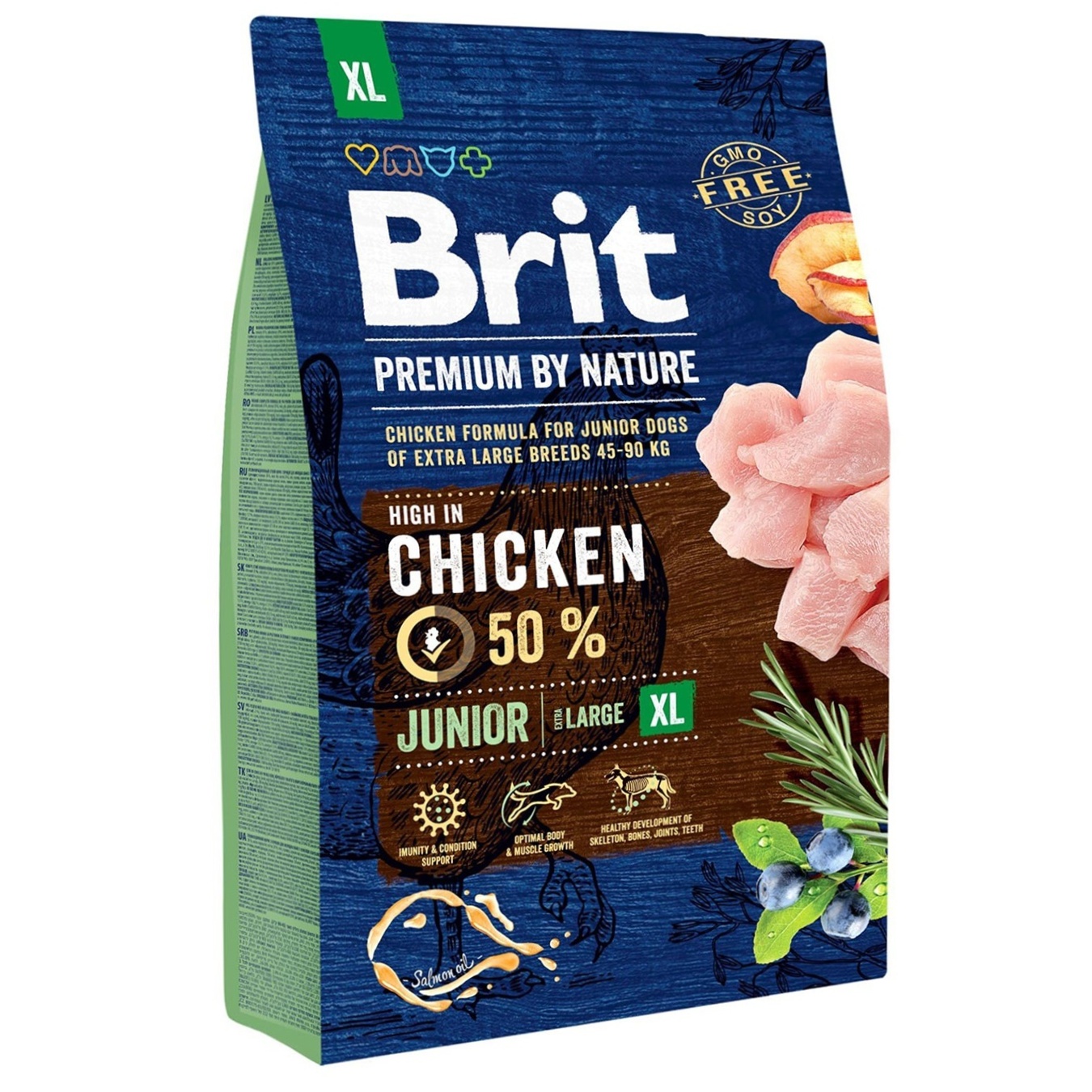 Корм сухой Brit Premium со вкусом курицы для щенков и молодых собак гигантских пород 3кг
Корм сухой Brit Premium со вкусом курицы для щенков и молодых собак гигантских пород 3кг