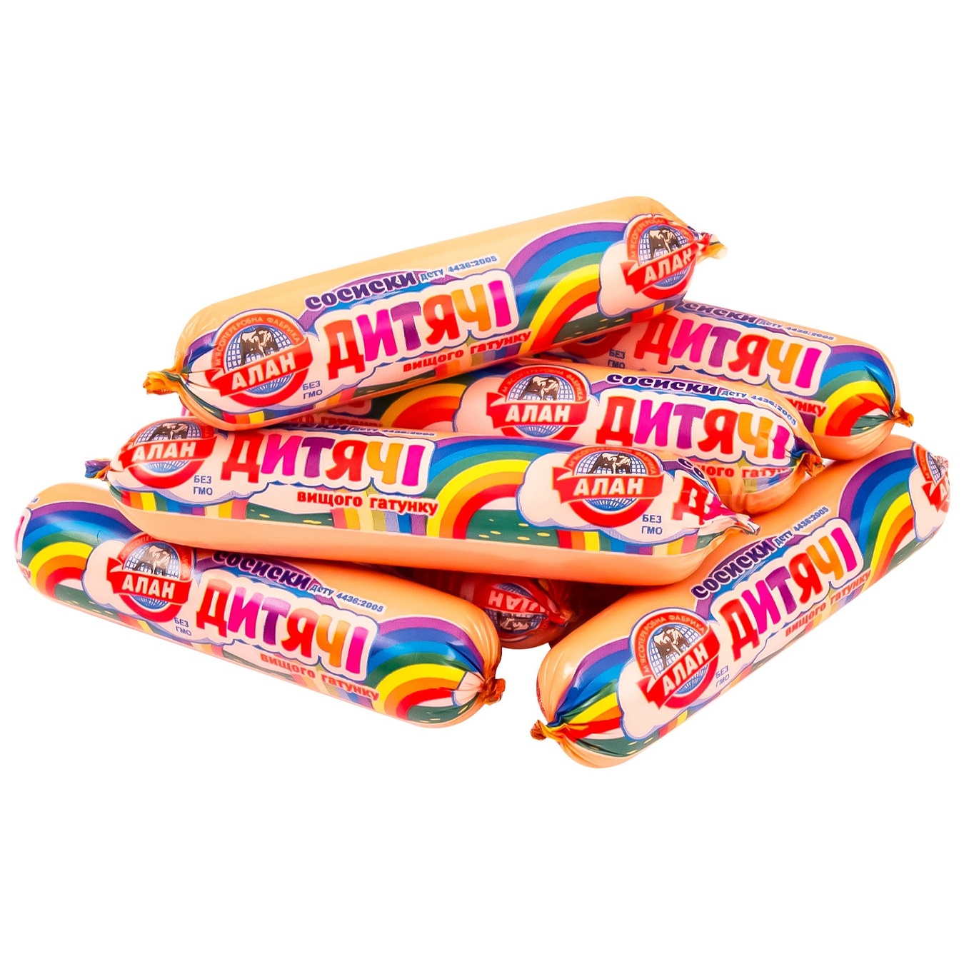 Сосиски Алан Детские вареные высший сорт
Сосиски Алан Детские вареные высший сорт