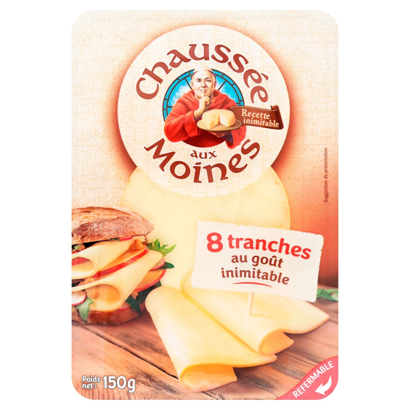 Сыр Chaussee aux Moines нарезанный 50% 150г 
Сыр Chaussee aux Moines нарезанный 50% 150г
