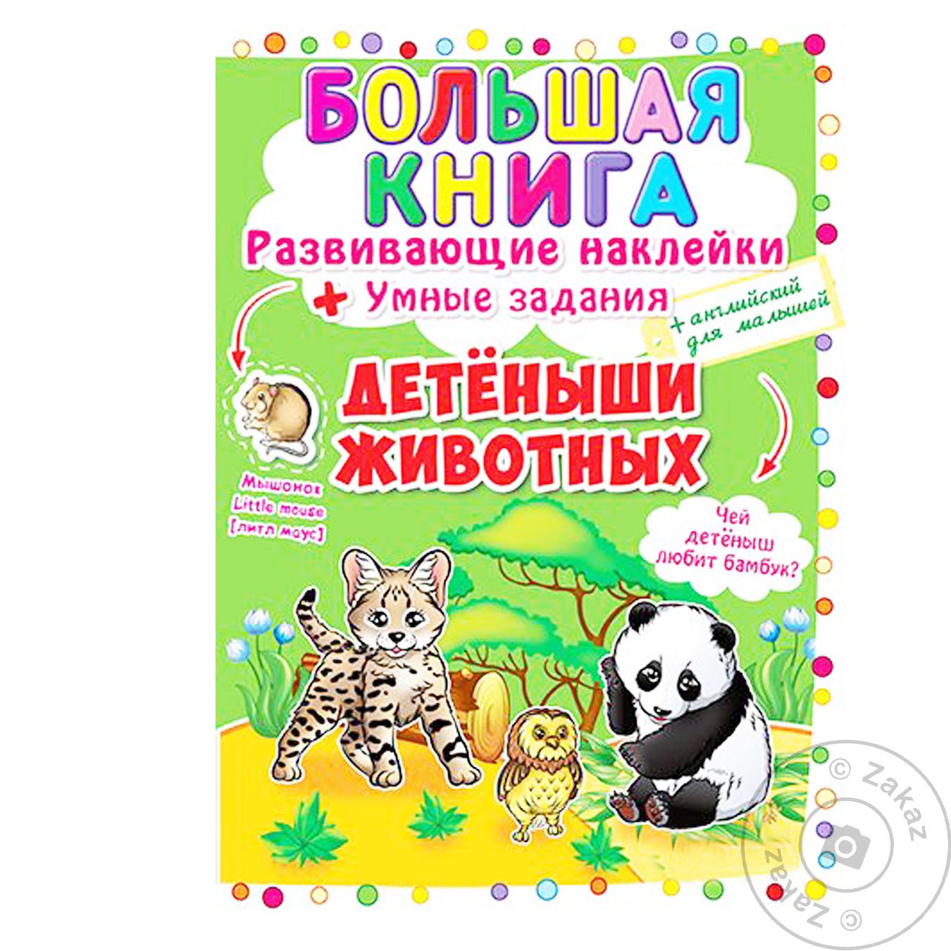Книга БАО Большая книга.Развивающие наклейки.Умные задания.Детеныши животных 936-654
Книга БАО Большая книга.Развивающие наклейки.Умные задания.Детеныши животных 936-654