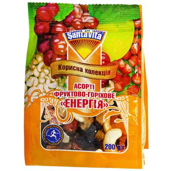 Ассорти SantaVita Энергия фруктово-ореховое 200г - купить, цены на КОСМОС - фото 2