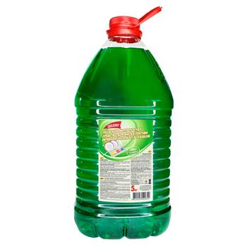 Средство для мытья посуды San Clean Яблоко Эконом 5кг - купить, цены на КОСМОС - фото 1