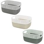 Basket color in assortment plastic for storage 3500ml Turkey