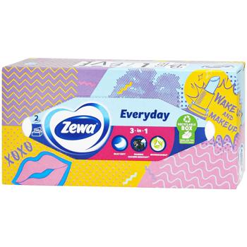 Серветки косметичні Zewa Everyday для обличчя 2 шари 100шт - купити, ціни на КОСМОС - фото 2