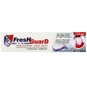 Зубная паста Fresh Guard Pearl White 125мл - купить, цены на - фото 3