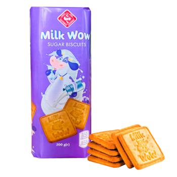 Печенье Milk Wow сахарное 200г - купить, цены на - фото 1