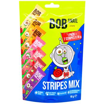 Конфеты Bob Snail Ассорти страйпы 98г