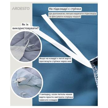 Ardesto Gloria Geometry Bedding Set 2-bedroom - buy, prices for ULTRAMARKET - photo 5