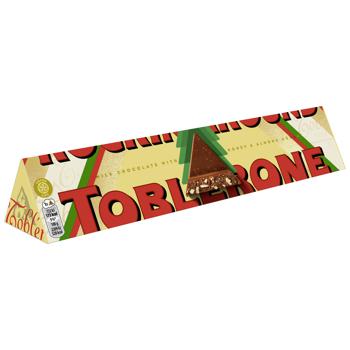 Шоколад молочний Toblerone  мед і мигдальна нуга 360г - купити, ціни на Cупермаркет "Харків" - фото 1