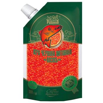 Ікра імітована Рибанов Лосось червона 300г - купити, ціни на Чудо Маркет - фото 1