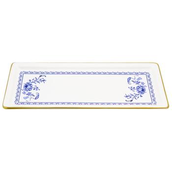 Блюдо Alba Ceramic Blue Rose 35,5*16см - купити, ціни на За Раз - фото 2