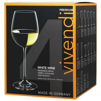 Nachtmann Vivendi White Wine Set of Glasses 474ml 4pcs - buy, prices for ULTRAMARKET - photo 1