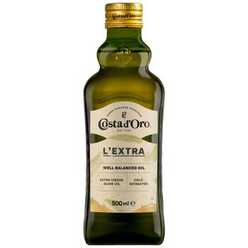 Costa d'Oro Extra Virgin Olive Oil 500ml - buy, prices for ULTRAMARKET - photo 1