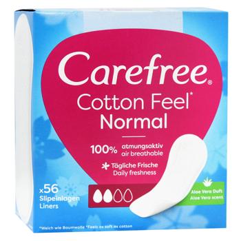 Carefree Cotton Softness Hygienic Pads with Aloe 56pcs - buy, prices for MegaMarket - photo 2