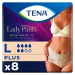 Труси урологічні Tena Lady Pants Plus для жінок бежеві L 8шт