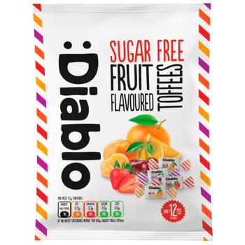 Diablo Sugar Free Fruit Flavoured Toffee 75g - buy, prices for WINETIME - photo 1