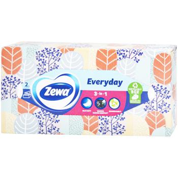Серветки косметичні Zewa Everyday для обличчя 2 шари 100шт - купити, ціни на КОСМОС - фото 4