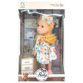 Лялька білявка в сукні 26см - купити, ціни на Чудо Маркет - фото 1