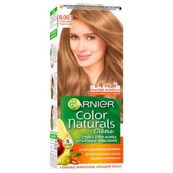 Краска для волос Garnier Color Naturals Creme с 3-мя маслами 8.00 Глубокий пшеничный - купить, цены на NOVUS - фото 1