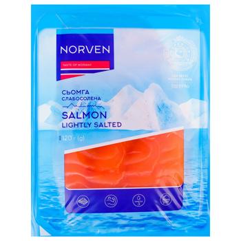 Семга Norven слабосоленая нарезанная 120г