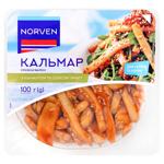 Кальмар Norven полоски вареные с кунжутом и соусом Унаги 100г