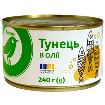 Auchan Tuna in Oil 240g - buy, prices for Auchan - photo 1