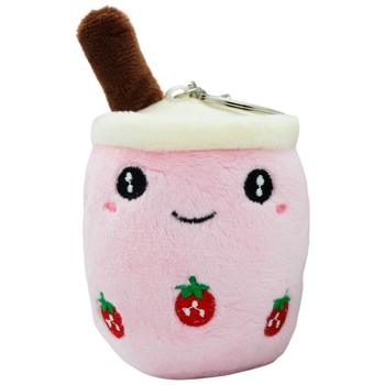 Stip Bubble Tee Pink Keychain Toy 8cm - buy, prices for EKO Market - photo 1