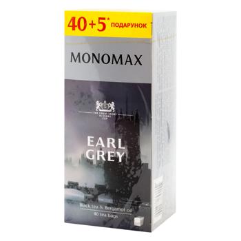 Чай черный Monomax Earl Grey 1,5г*45шт - купить, цены на ЕКО Маркет - фото 1