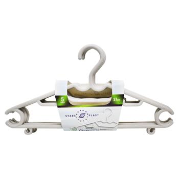 StarsPlast Clothes Hanger Set 37cm 5pcs
