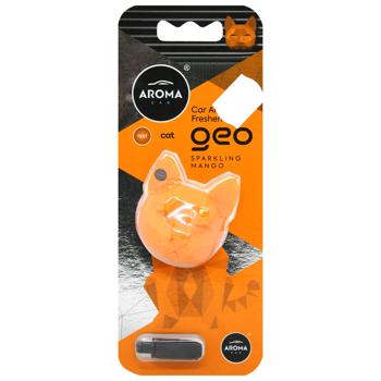 Aroma Car Geo Cat Sparkling Mango Air Freshener - buy, prices for ULTRAMARKET - photo 1