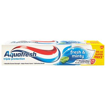 Зубная паста Aquafresh Освежающая-мятная 100мл - купить, цены на КОСМОС - фото 1