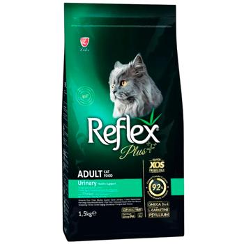 Reflex Plus Adult Urinary сухий корм для котів 1,5 кг - курка - купить, цены на MasterZoo - фото 1