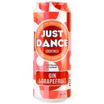 Напиток слабоалкогольный Just Dance Gin&Grapefruit 7% 0,5л