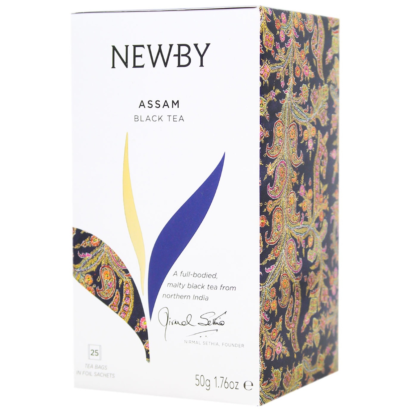 

Чай черный Newby Assam 25*2г