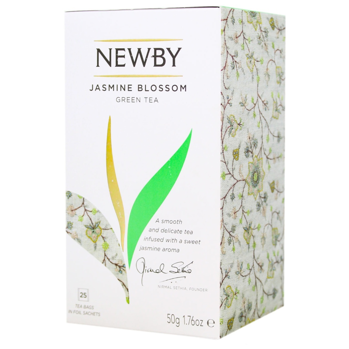 

Чай зеленый Newby Jasmine Blossom 25шт*2г