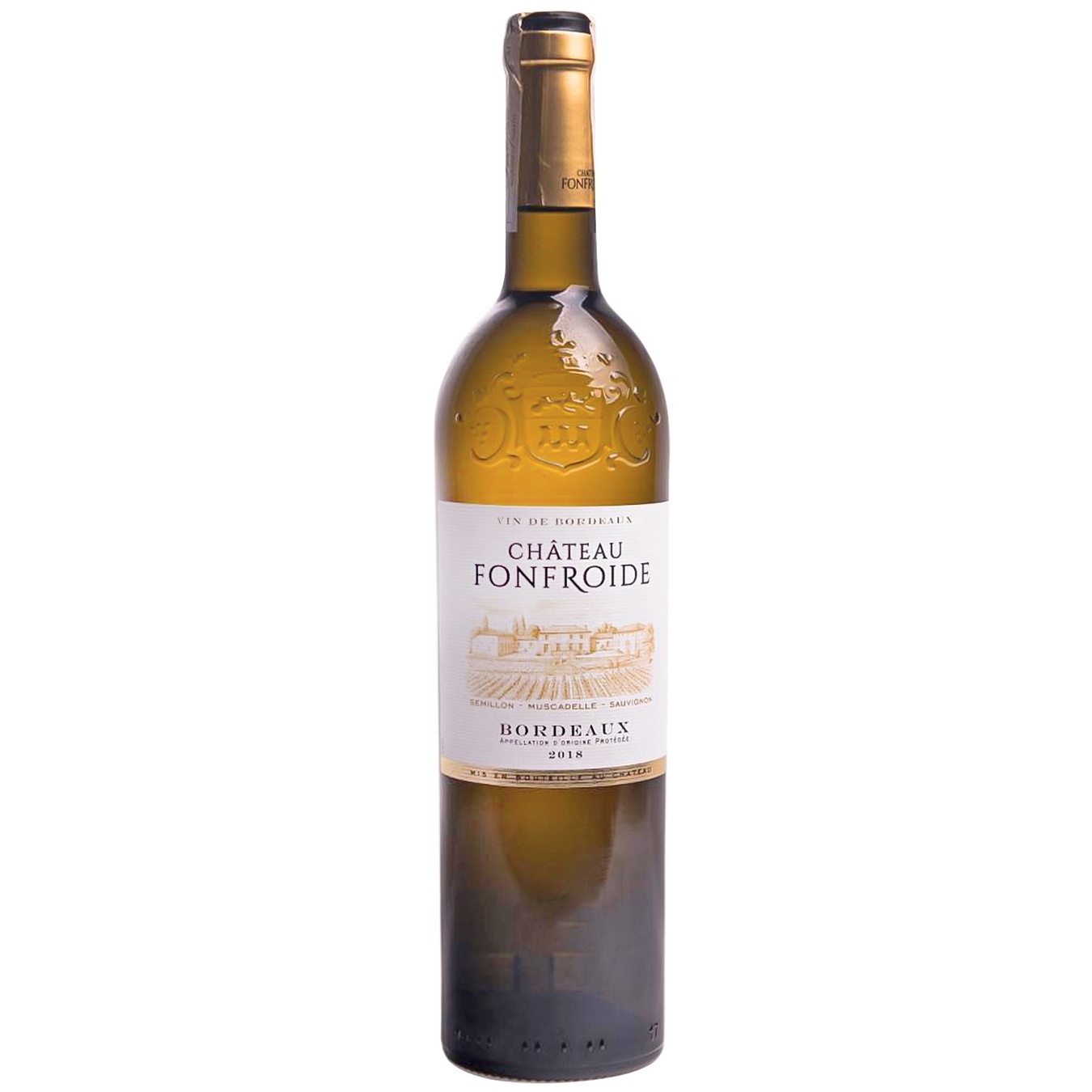 

Вино Chateau Fonfroide Bordeaux белое сухое 12% 0,75л