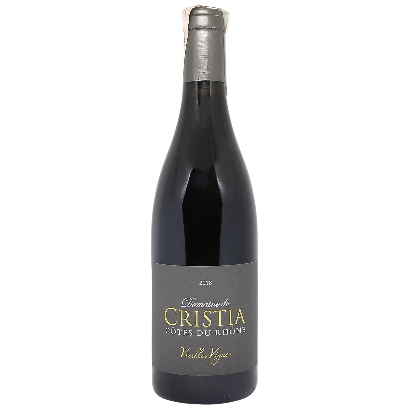 

Вино Domaine de Cristia Cotes du Rhone Vieilles Vignes красное сухое 15% 0,75л