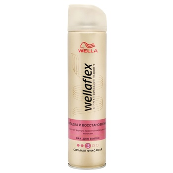 Wellaflex Hairspray Strong Fixation 250ml - buy, prices for NOVUS - photo 1