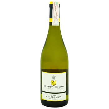 Вино Doudet Naudin Chardonnay белое сухое 13% 0,75л - купить, цены на ULTRAMARKET - фото 1