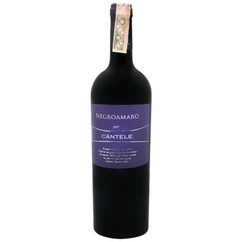 Cantele Negroamaro Red Dry Wine 13% 0.75l - buy, prices for ULTRAMARKET - photo 1