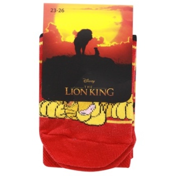 Носки детские Disney Король Лев р.23-26 - купить, цены на КОСМОС - фото 1