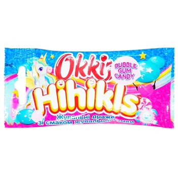 Драже Okki Hihikls Buble Gum жувальні 25г