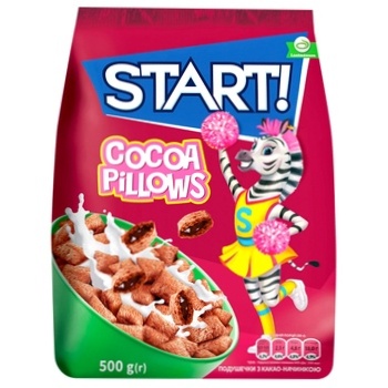 Start! Cocoa Pillows Dry Breakfast 500g - buy, prices for COSMOS - photo 1