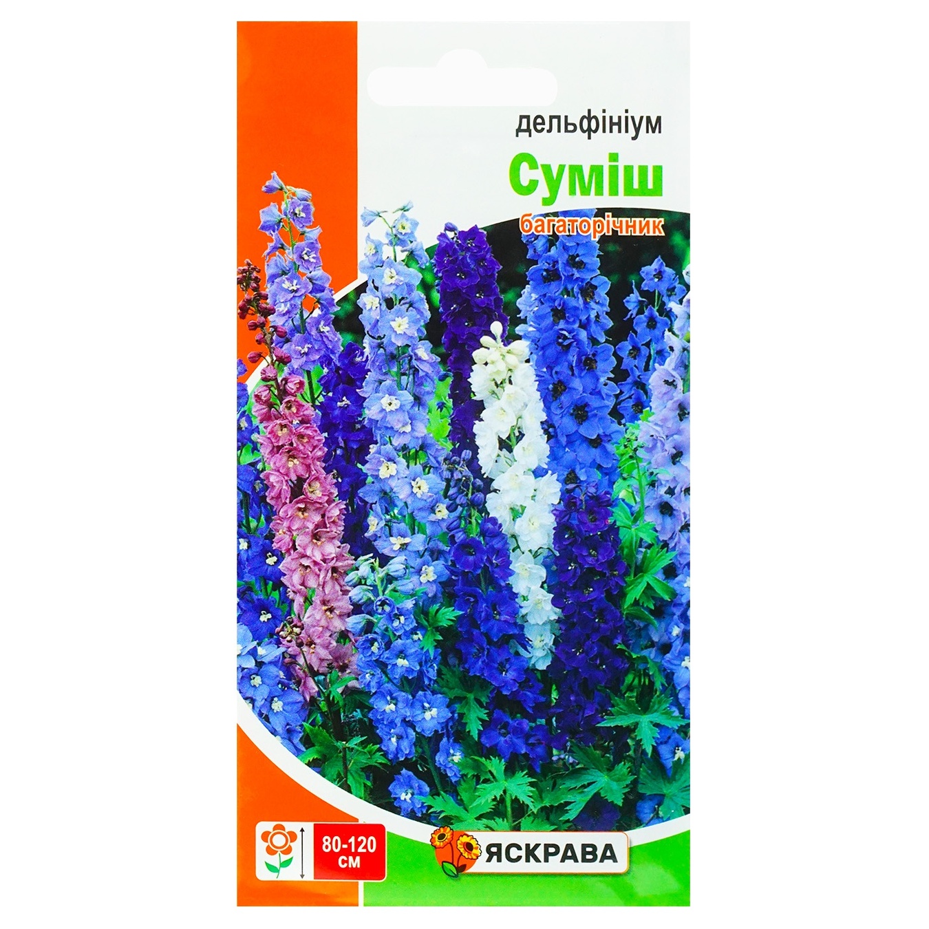 

Семена Яскрава Дельфиниум Многолетний смесь 0,1г