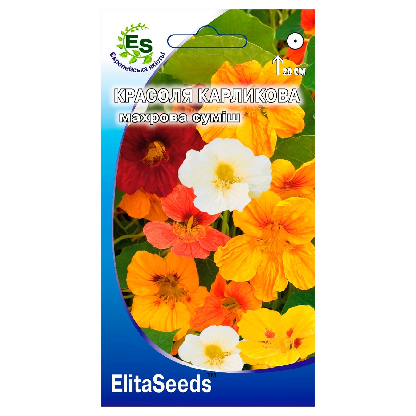 

Семена Elita Seeds Красоля карликовая махровая смесь 10шт