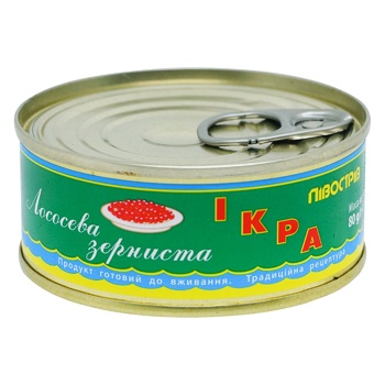 Pivostriv Grainy Salmon Caviar 80g - buy, prices for Tavria V - photo 1