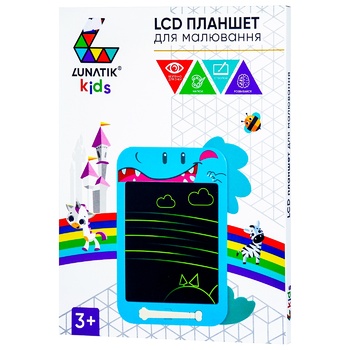 Планшет Lunatik kids графический для рисования с LCD экраном 10 динозавр - купить, цены на КОСМОС - фото 2