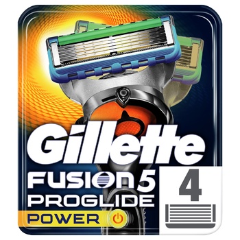 Gillette Fusion Proglide Power Shaving Cartridge 4pcs Gillette Fusion Proglide Power Shaving Cartridge 4pcs - buy, prices for - photo 1