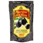 Maestro de Oliva Pitted Black Olives 170g